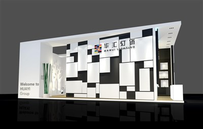 72平米展臺設(shè)計(jì)制作：二面開口/前衛(wèi)/木質(zhì)結(jié)構(gòu)/白色，為建材展展商而作（免費(fèi)使用）