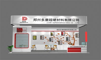 18平米展臺(tái)設(shè)計(jì)制作：三面開口/現(xiàn)代/木質(zhì)結(jié)構(gòu)/白色，為能源展展商而作（免費(fèi)使用）